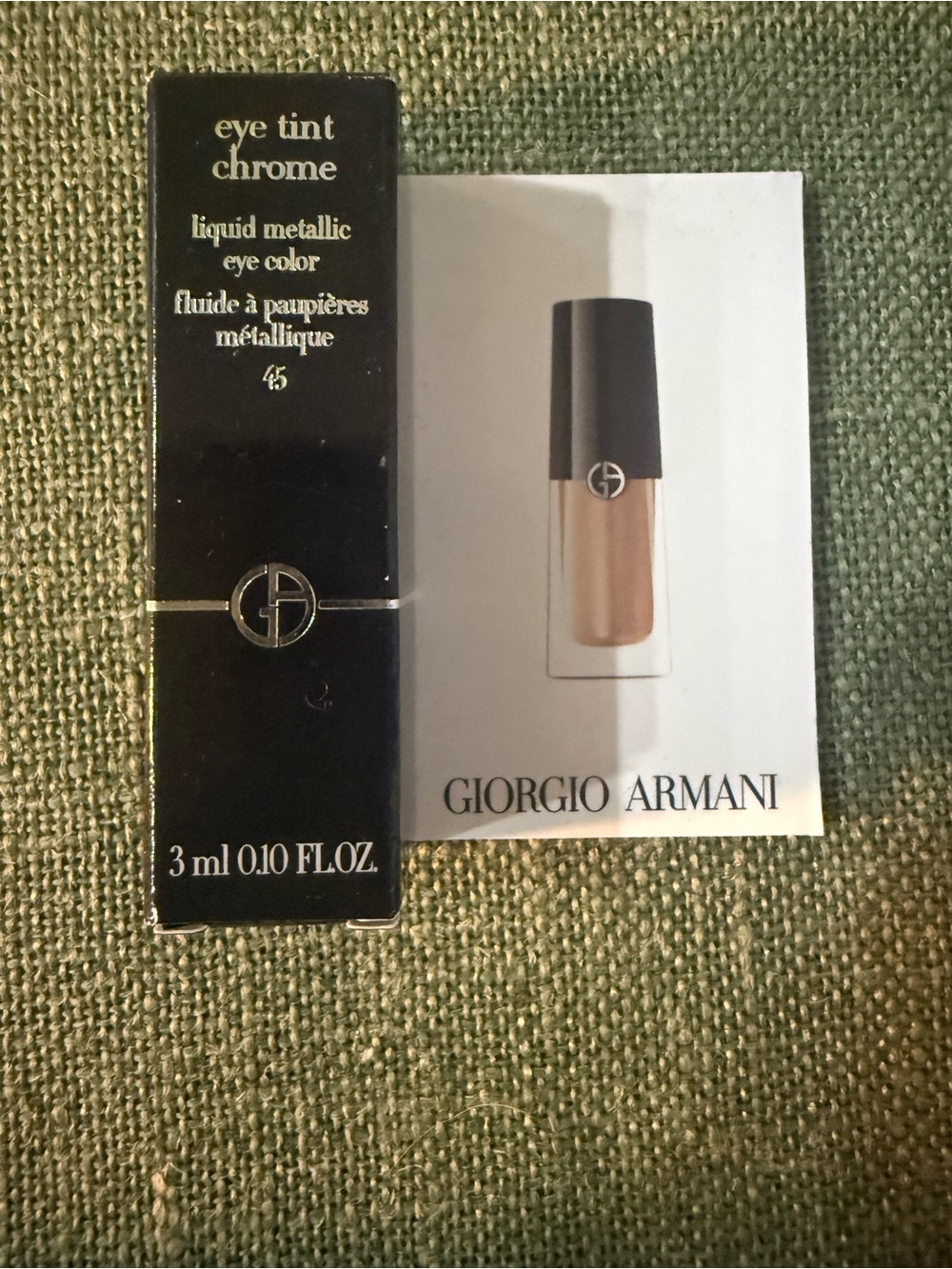 Giorgio Armani Eye Tint Chrome Liquid Metallic Eye Color – Gold Foil 45
